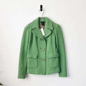 Amazing True Vintage Frenchi Wool Embellished Button Coat Made In USA